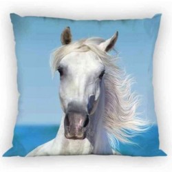 Horses White cushion cover 40*40 cm