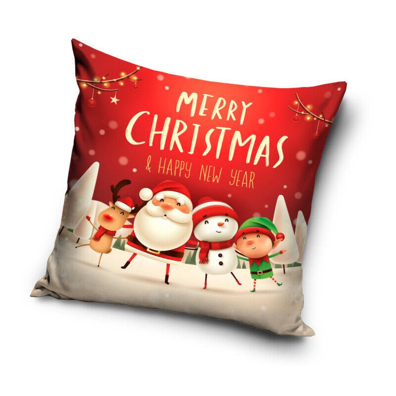 Housse de coussin décorative Noël Joyeux Noël 40*40 cm