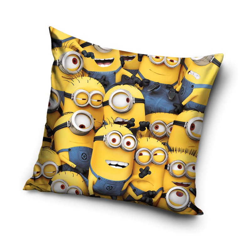 Minions Crowd pillowcase 40x40 cm Velvet