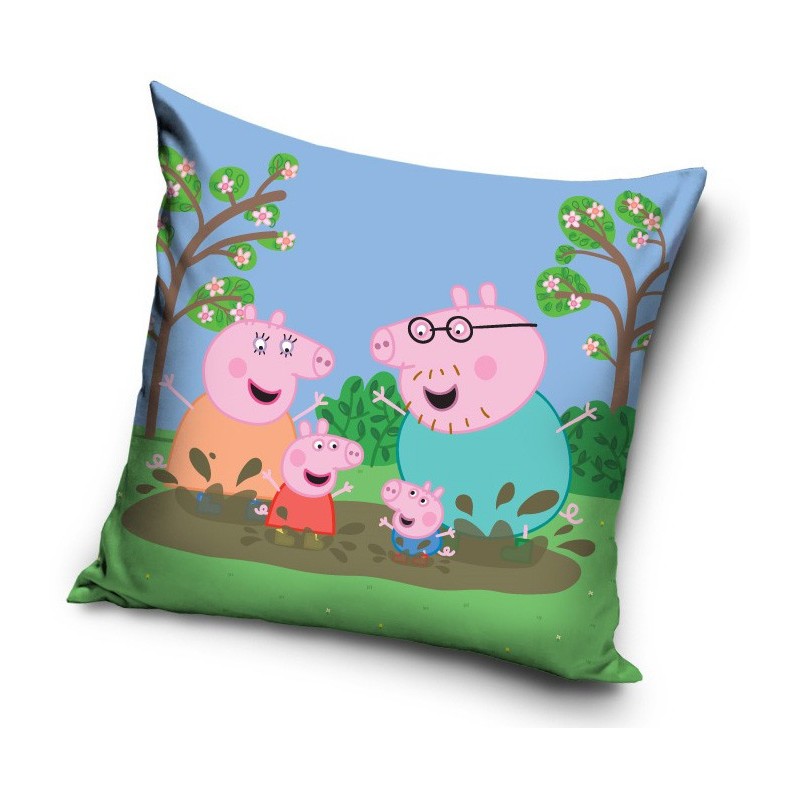 Peppa Pig Mud velvet cushion cover 40x40 cm