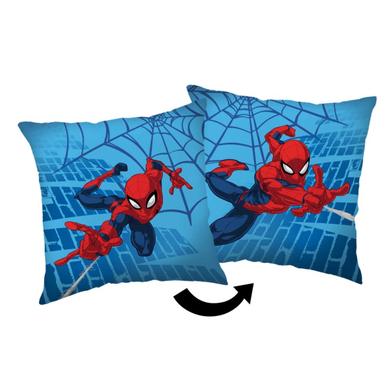 Spiderman Blue velvet cushion cover 40x40 cm