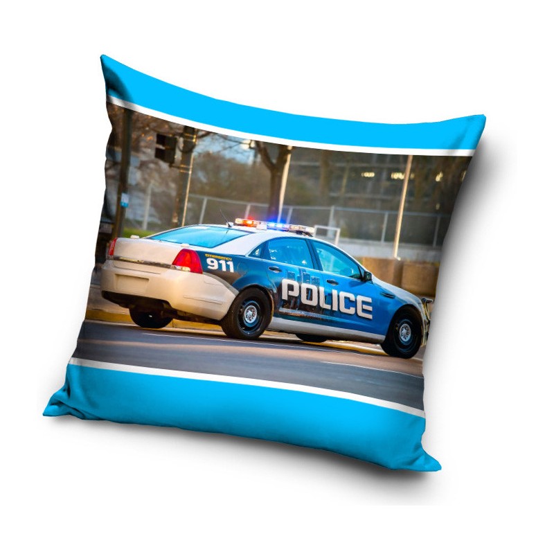 Police car cushion cover 40*40 cm