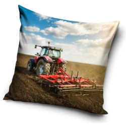 Taie d'oreiller tracteur 40*40 cm