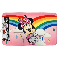 Disney Minnie  Rainbow doormat, bathroom mat 40x70 cm