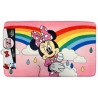 Paillasson Disney Minnie Rainbow, tapis de salle de bain 40x70 cm