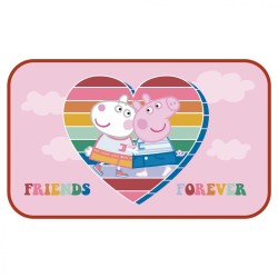 Paillasson Peppa Pig Friends, tapis de salle de bain 40x70 cm