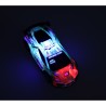 Voiture de course de dérive télécommandée de voiture de sport RC avec lumières LED vertes