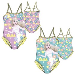 Maillot de bain Disney Frozen Garden pour enfants, natation 4-8 ans