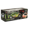 Voiture de course de dérive télécommandée de voiture de sport RC avec lumières LED vertes