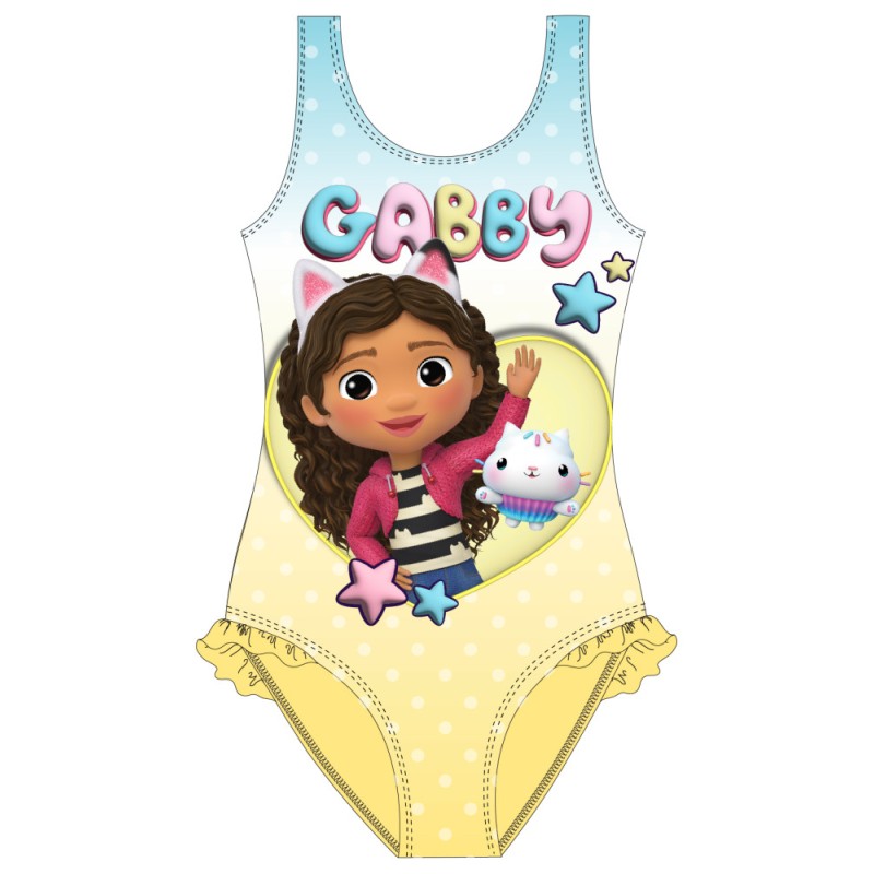 Gabby's Dollhouse Star Children's Swimsuit, Swimmer 104-134 cm