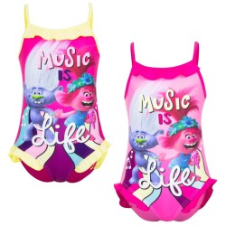 Maillot de bain pour enfants Trolls Music, Bikini 4-8 ans