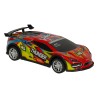 Voiture de course de dérive à télécommande de voiture de sport RC avec lumières LED rouges