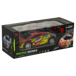 Voiture de course de dérive à télécommande de voiture de sport RC avec lumières LED rouges