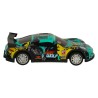 Voiture de sport RC bleu vert