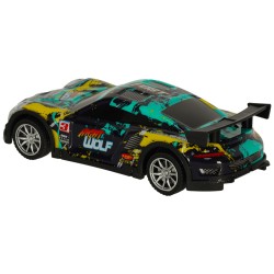 Voiture de sport RC bleu vert