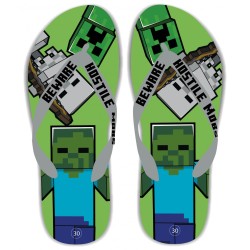 Chaussons Minecraft pour enfants, tongs 31/32