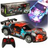 Voiture de sport RC bleu rouge
