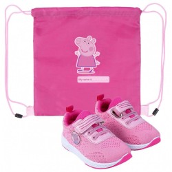 Peppa Pig street shoe with gym sack 21