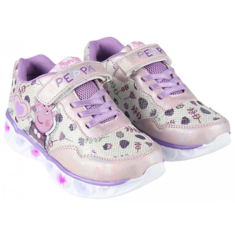 Peppa Pig flashing, light-up Street Shoes 22