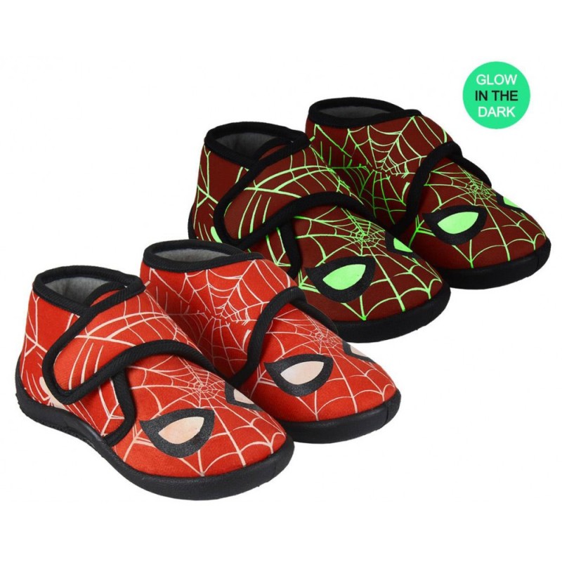 Spiderman glow in the dark indoor shoe 27