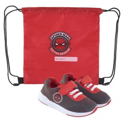 Spiderman street shoes with gym bag 23