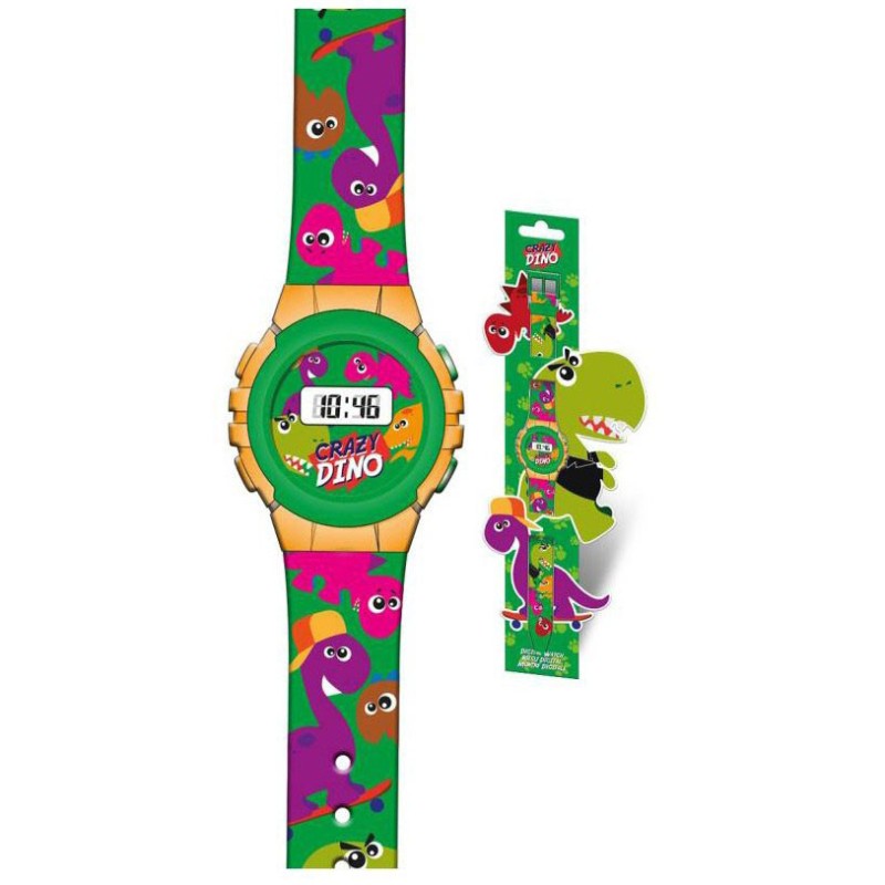 Dinosaur Crazy digital watch