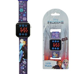 Horloge numérique à LED Disney Frozen Snowflakes