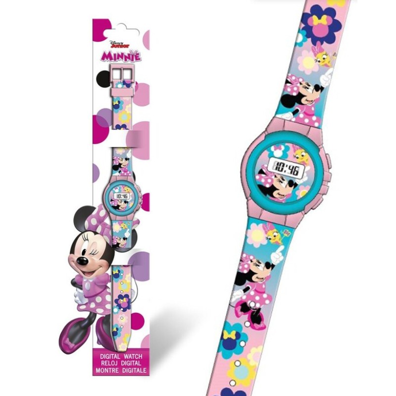 Montre numérique Disney Minnie Wild Flower