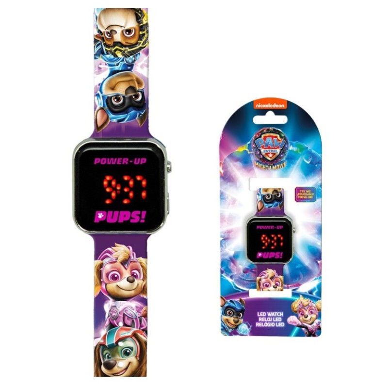 Montre numérique LED Paw Patrol Knights Skye