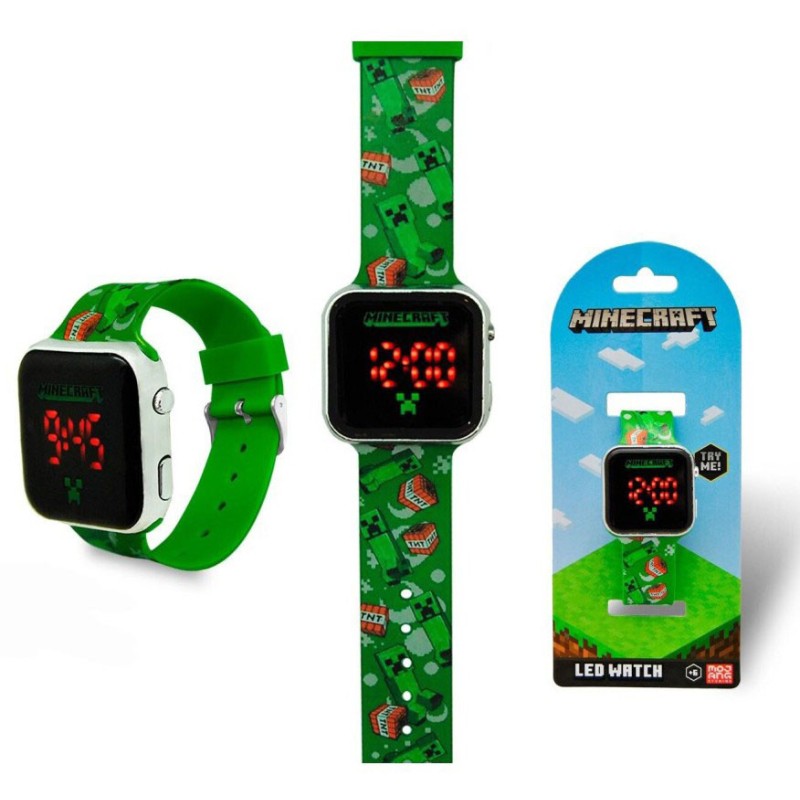 Horloge numérique LED Minecraft TNT