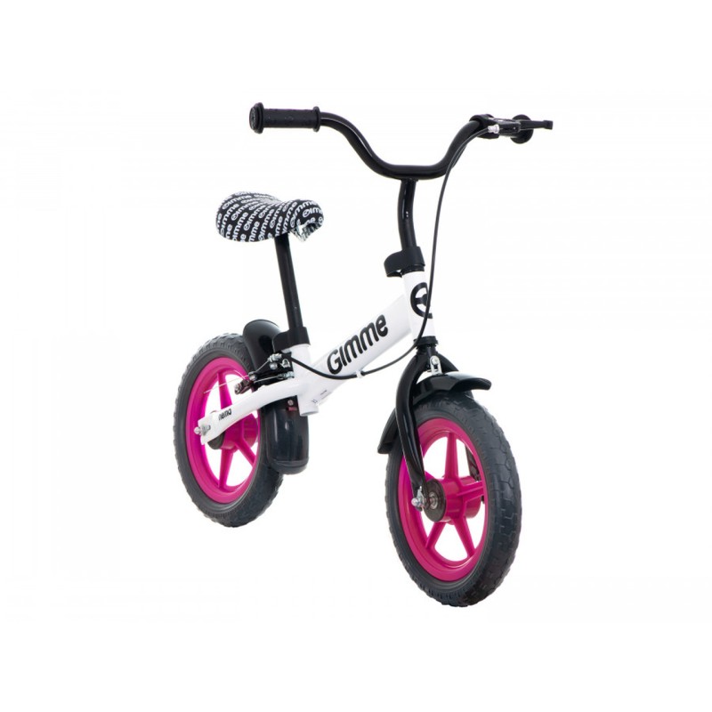 GIMMIK Running bike with brake Nemo 11" pink 3+ GIMMIK Running bike with brake Nemo 11" pink 3+