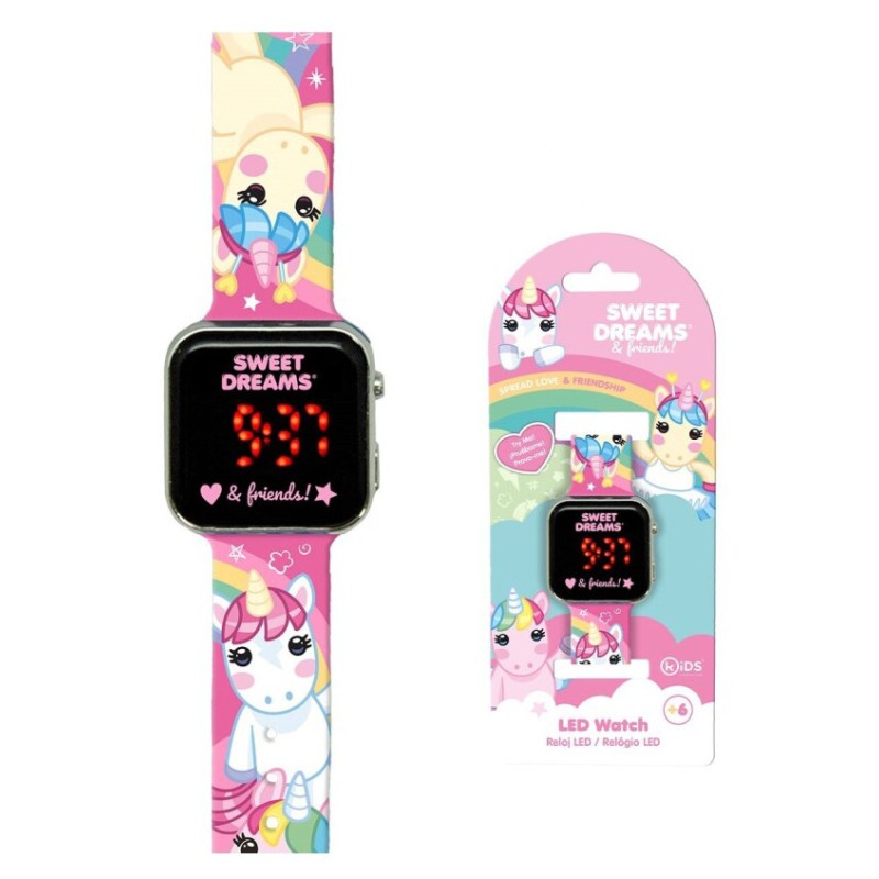 Horloge numérique LED Unicorn Dreams