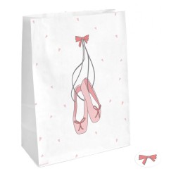 Ballet Little Dancer Ballerina paper bag set of 4