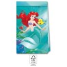 Lot de 4 sacs en papier Disney Princess Ariel Curious FSC