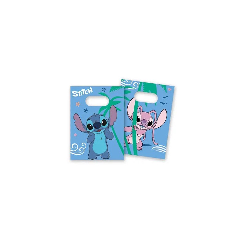 Lot de 4 sacs cadeaux en papier Disney Lilo et Stitch Angel