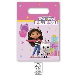 Lot de 4 sacs cadeaux en papier Gabby's Dollhouse Friends