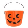 Halloween Smiling Pumpkin Candy Collecting Bucket 18x14 cm