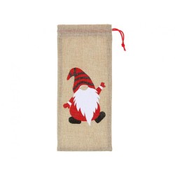 Christmas Gnome i bottle bag 32 cm