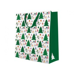 Christmas Hustle i paper gift bag 30x41x12 cm