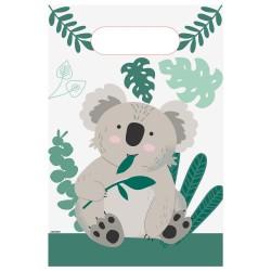 Lot de 8 sacs cadeaux en eucalyptus Koala