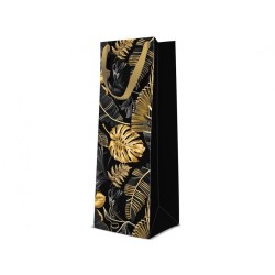 Christmas Gold Leaf Beverage Bag 12x37x10 cm