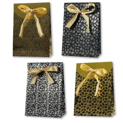 Colour Dark Patterned Gift Box Set of 4