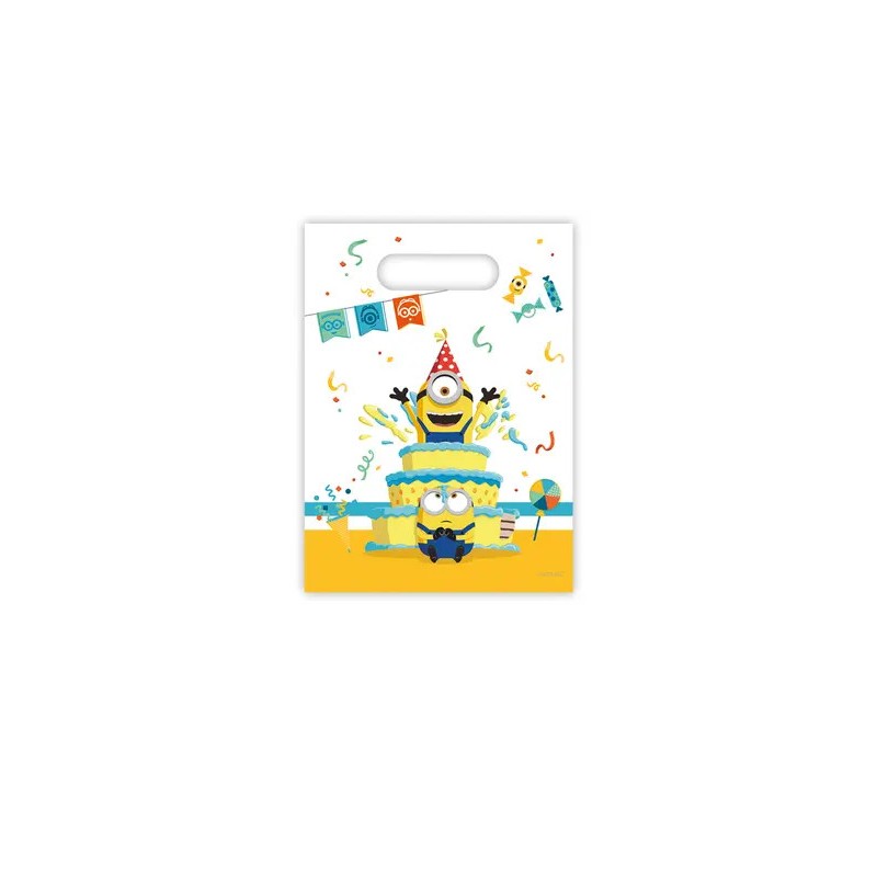 Minions The Rise of Gru gift bag set of 6