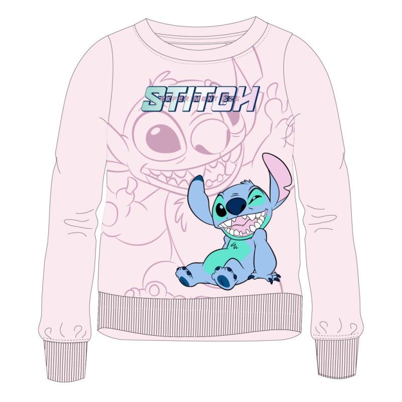 Pull Enfant Disney Lilo et Stitch Rose 104-152 cm