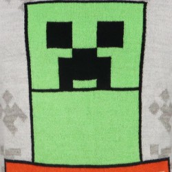 Pull tricoté Minecraft pour enfants de 6 à 12 ans