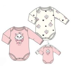 Ensemble 2 pièces body et barboteuse pour bébé Disney Marie Cat