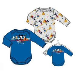 Body bébé Disney Mickey, lot de 2