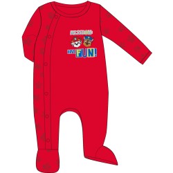 Barboteuse rouge amusante pour bébé Paw Patrol de 3 à 23 mois