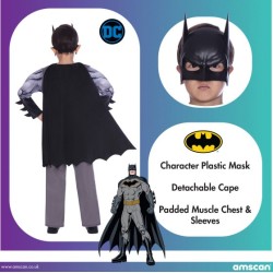 Batman Grey costume for ages 10-12