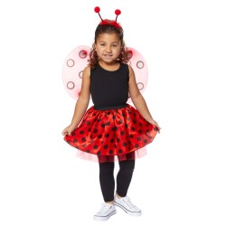 Ensemble tutu à pois rayés Marienk√§fer 3-8 ans